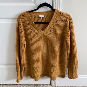 Orange Long Sleeve Sweater